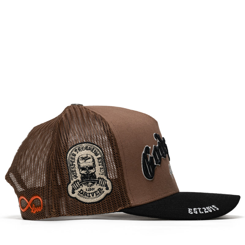 Godspeed New York GS Forever Hat - Black/Taupe | Stylish Unisex Baseball Cap for Men & Women | Perfect for Outdoor Activities, Sports & Casual Wear