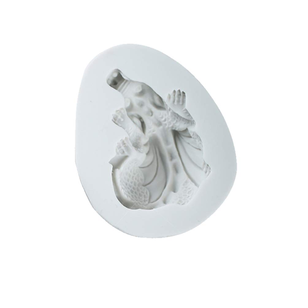 Happyyami Dinosaur Egg Fondant Mold - Silicone Dragon Candy & Chocolate Mold Set for Cake Decorating, DIY Clay Crafts - Perfect for Easter Parties, Baby Showers & Birthday Celebrations
