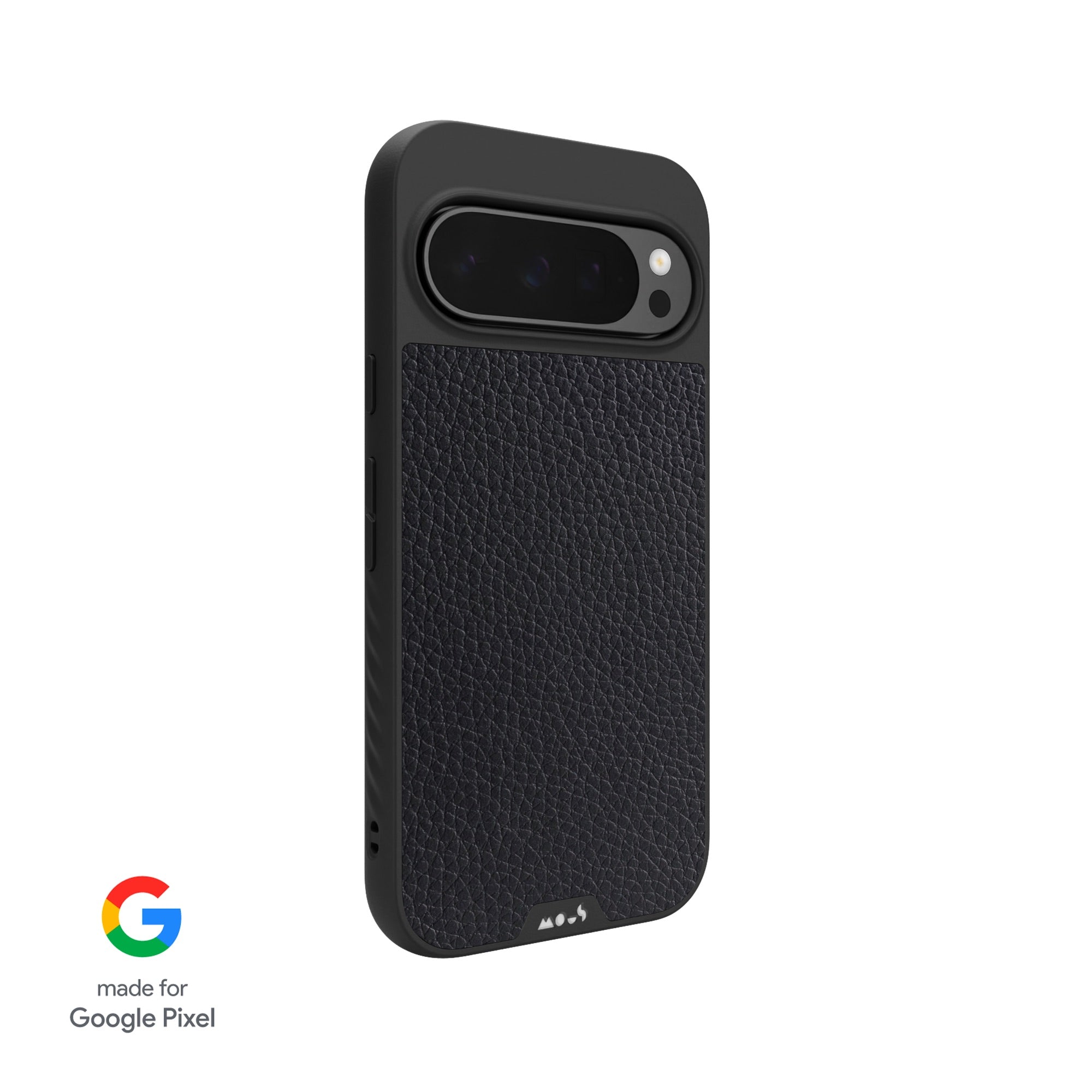 MagSafe Compatible Black Leather iPhone Case for iPhone 14/13/12 Pro Max - Premium Slim Protective Cover with Magnetic Alignment (Perfect for Work, Travel & Everyday Use)