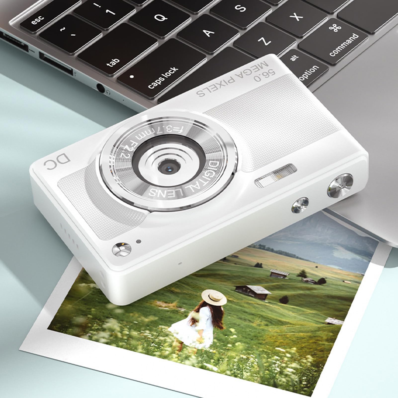 56MP Kids Digital Camera 1080P with 8X Zoom - Compact Travel Camera for Teens & Birthday Gifts
