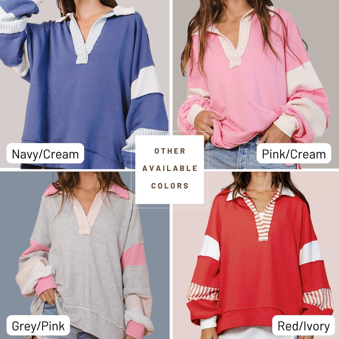 Oversized Cotton Sweatshirt for Women - Soft & Comfortable Pullover Hoodie - Perfect for Loungewear, Casual Outfits & Cozy Winter Days