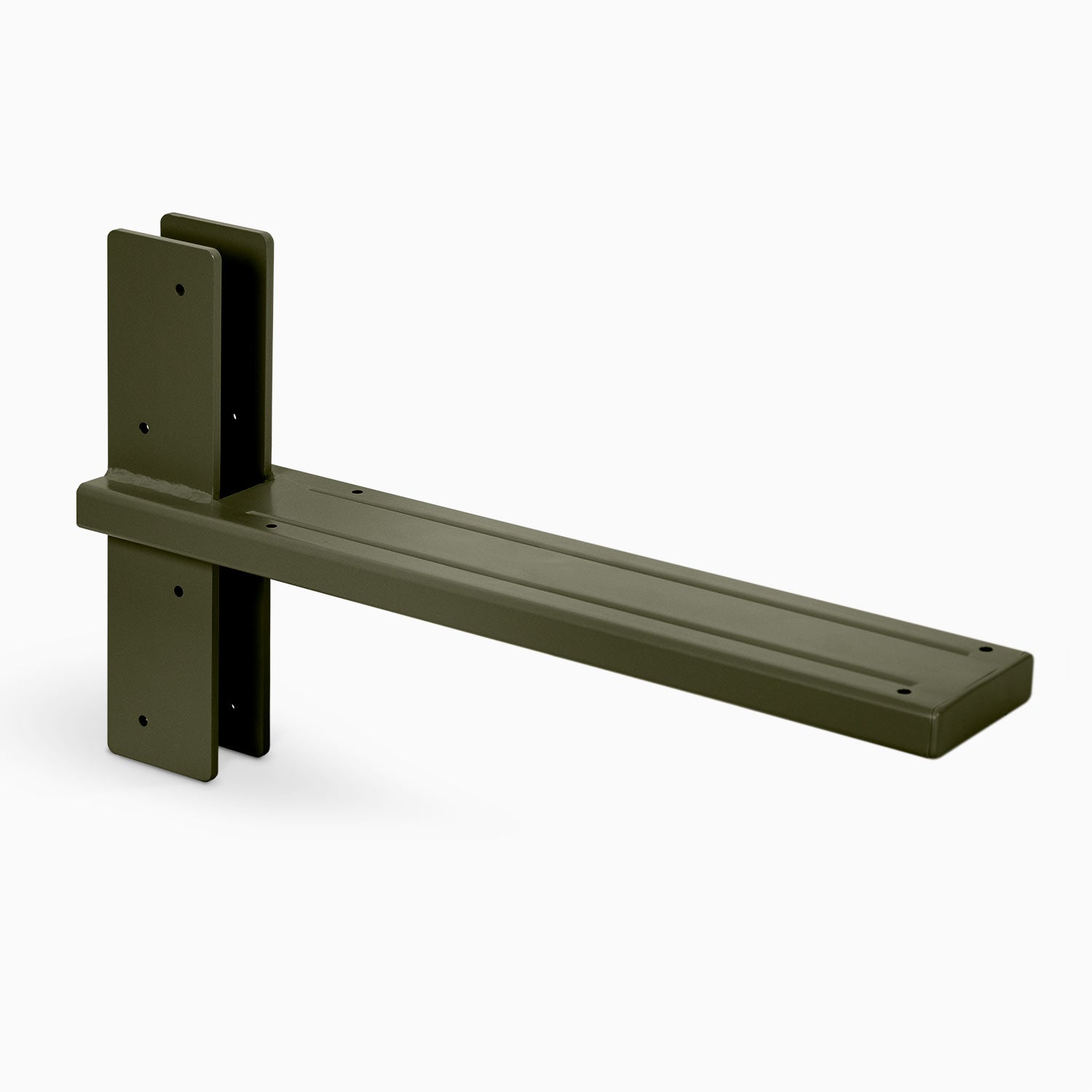 Yuri XD Floating Desk Bracket - Heavy Duty Powder Coated Steel Wall Mounted Shelf Bracket for Home Office, Kitchen, Bathroom - Perfect for Floating Desks, Shelves and Countertops