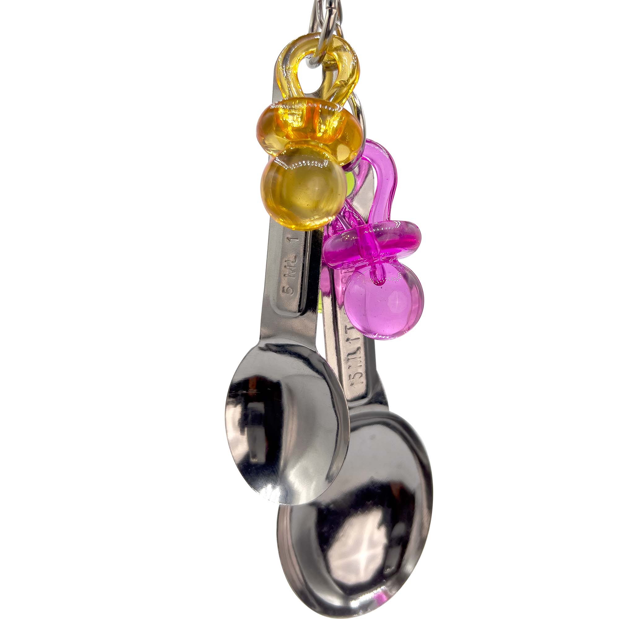 1020 Paci Spoon Beater - Baby Food Feeder & Silicone Pacifier Spoon for Infants | Perfect for First Foods, Purees & Teething Relief | BPA-Free, Easy to Clean & Travel-Friendly