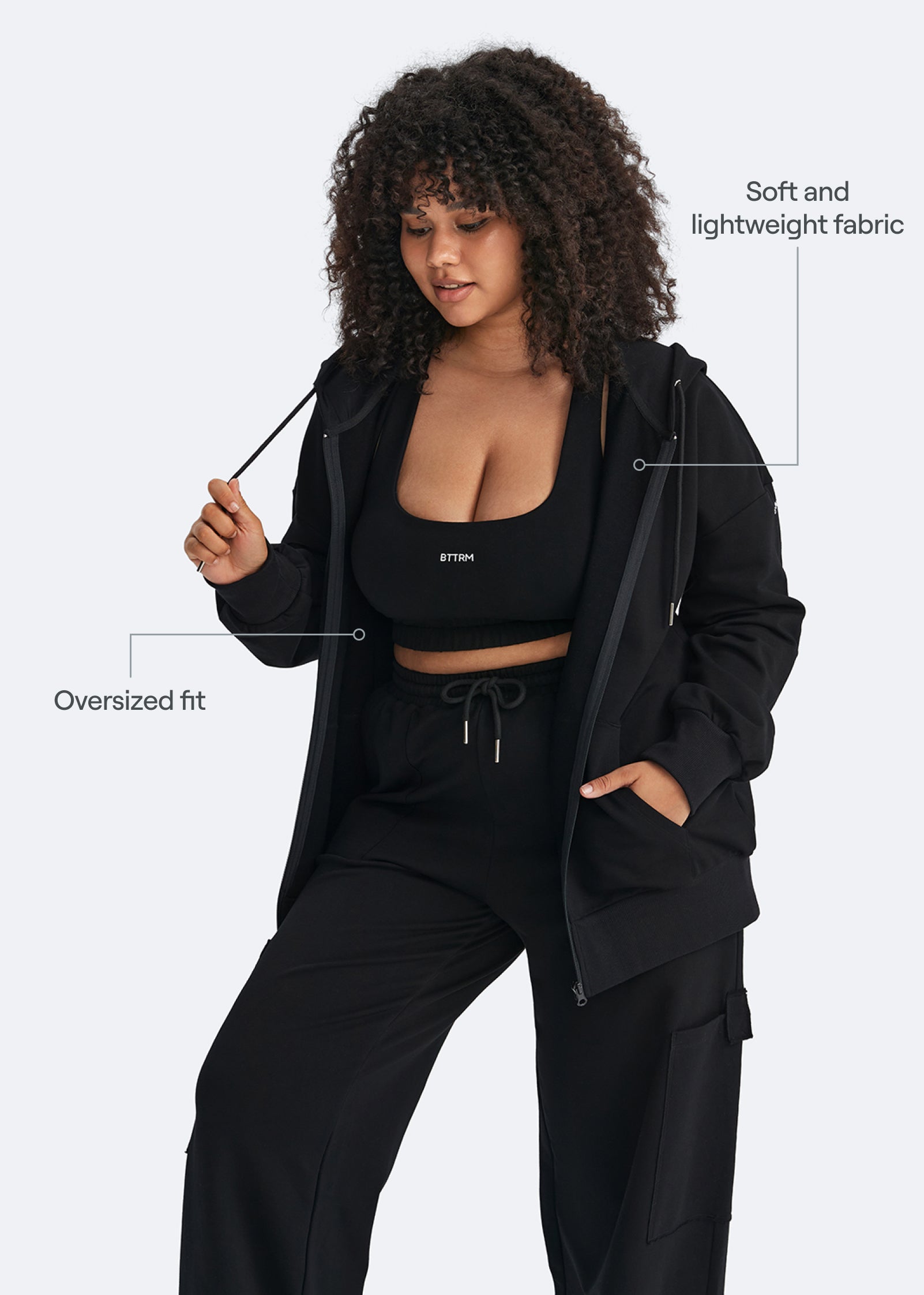 Stylish Zip Up Hoodie with Pockets for Men & Women - Cozy Fleece Jacket for Outdoor Activities, Gym, and Casual Wear