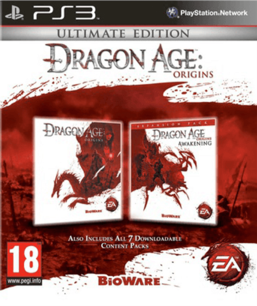 Dragon Age: Origins Ultimate Edition - PS3 Game (PAL) | Epic Fantasy RPG Adventure for PlayStation 3 | Perfect for Solo & Multiplayer Gaming Nights