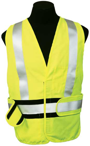 ARC Series 2 Class 2 High Visibility Safety Vest - ANSI Certified Reflective Work Vest for Construction, Road Workers & Emergency Responders - Ideal for Night Shifts, Hazardous Areas & Outdoor Job Sites