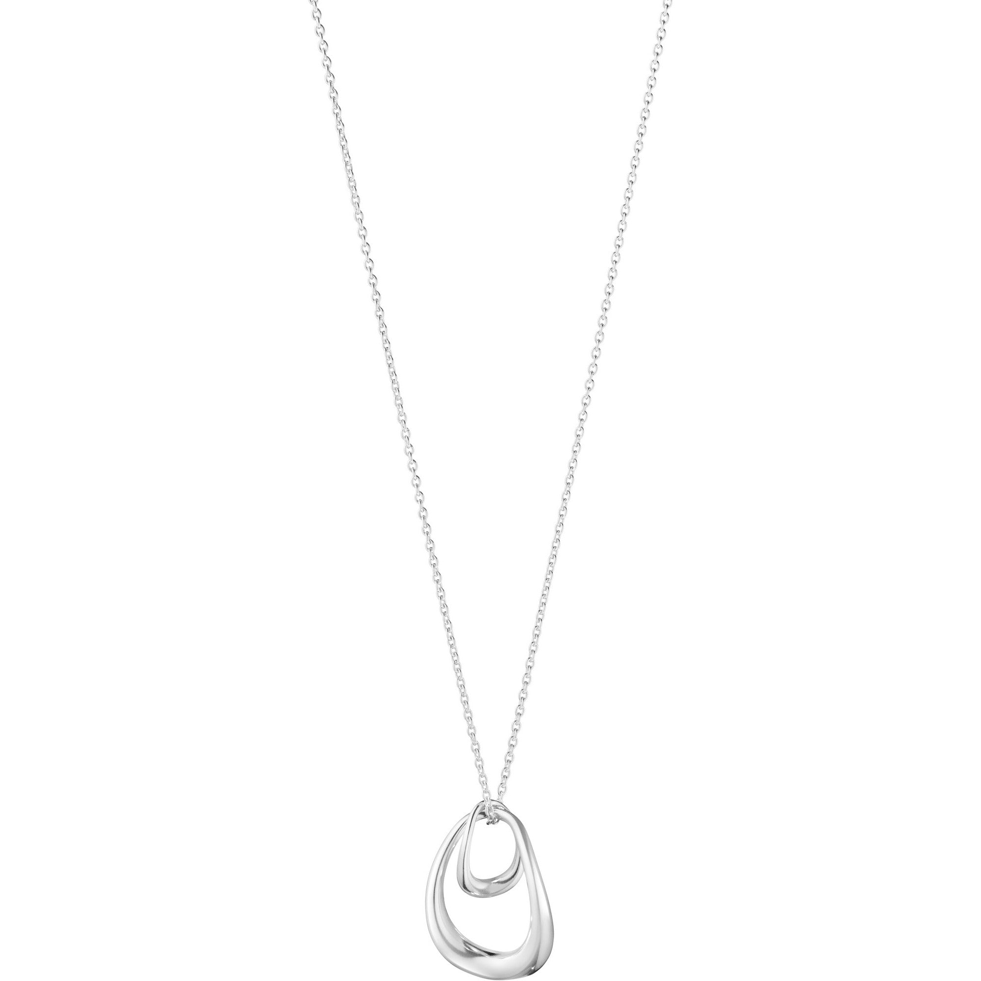 Silver Offspring Drop Pendant Necklace - Elegant Sterling Silver Dangle Necklace for Women | Perfect for Everyday Wear, Date Nights & Special Occasions