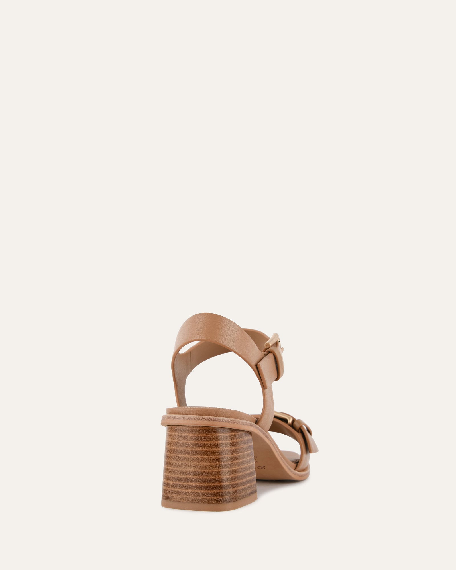WINONA Women's Mid Heel Sandals - Comfortable Leather Summer Shoes for Women, Tan Casual Dress Sandals | Perfect for Beach, Vacation, and Office Wear