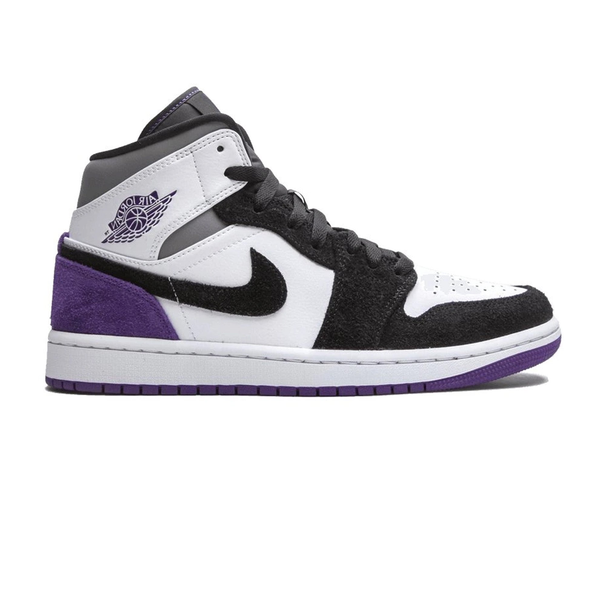 Air Jordan 1 Mid SE 'Purple' Basketball Shoes for Men - Stylish Sneakers for Casual Wear, Street Fashion & Court Performance