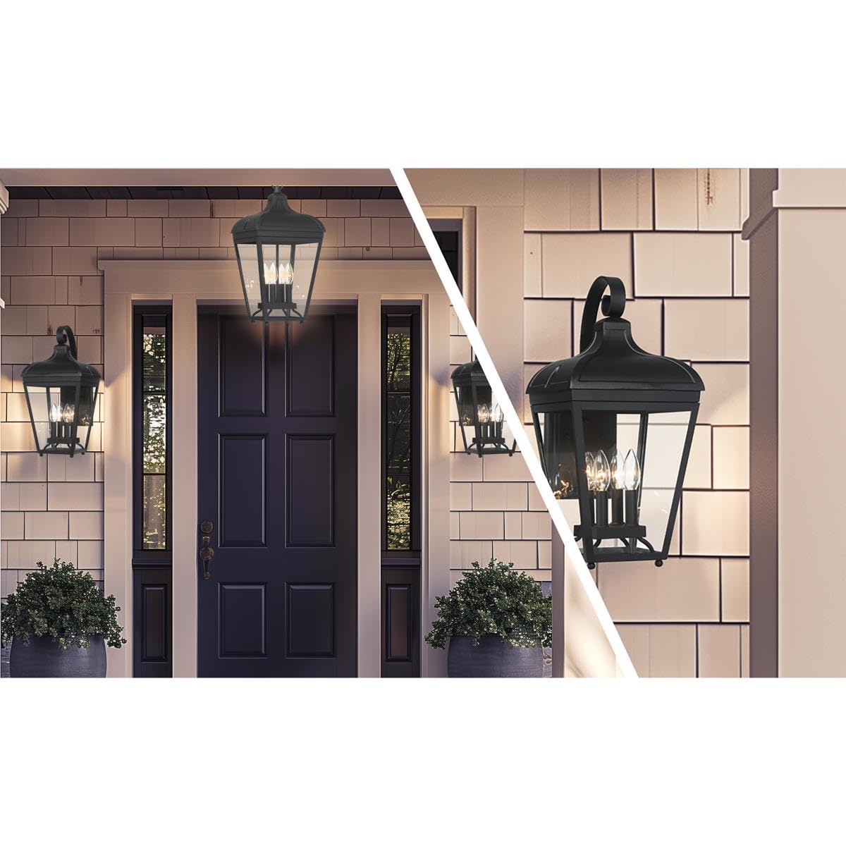 Minka Lavery 72481-143C Marquee Outdoor Wall Lantern - 1-Light Oil Rubbed Bronze Exterior Light Fixture (100W) - Perfect for Porch, Patio, Garden & Entryway Lighting