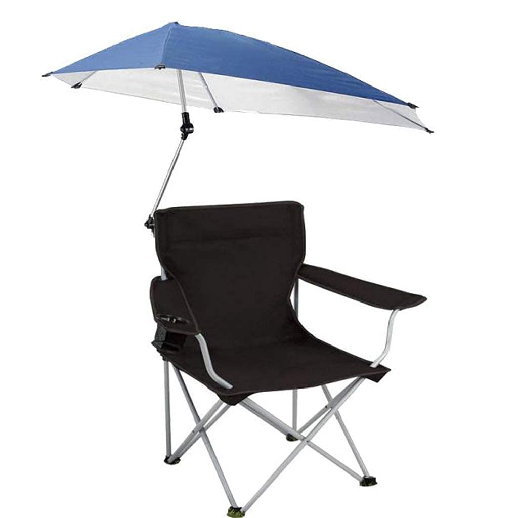 Best Portable Camping Chair with Padded Seat & Sunshade Umbrella - Lightweight Folding Outdoor Chair for Beach, Fishing, Picnic & Travel - Perfect for Camping, Backyard Relaxation & Outdoor Adventures