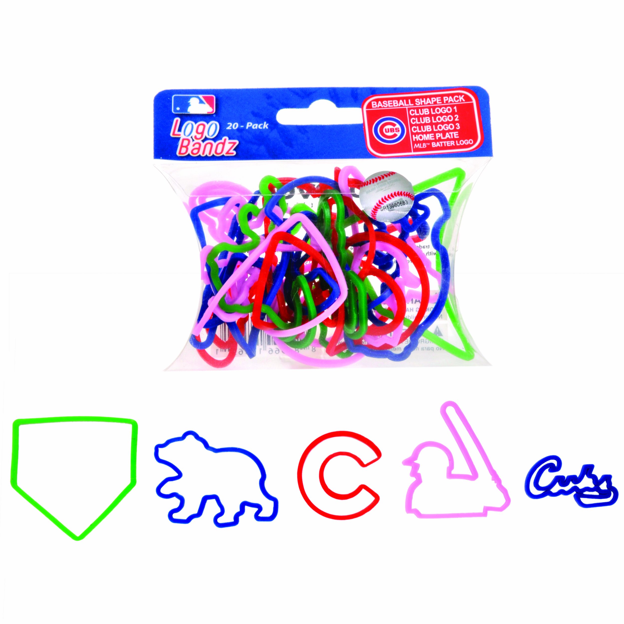 FOCO MLB Unisex Logo Bandz Bracelets for Men & Women - Stylish Team Spirit Wristbands for Baseball Fans, Game Day Accessories, Sports Events & Casual Wear