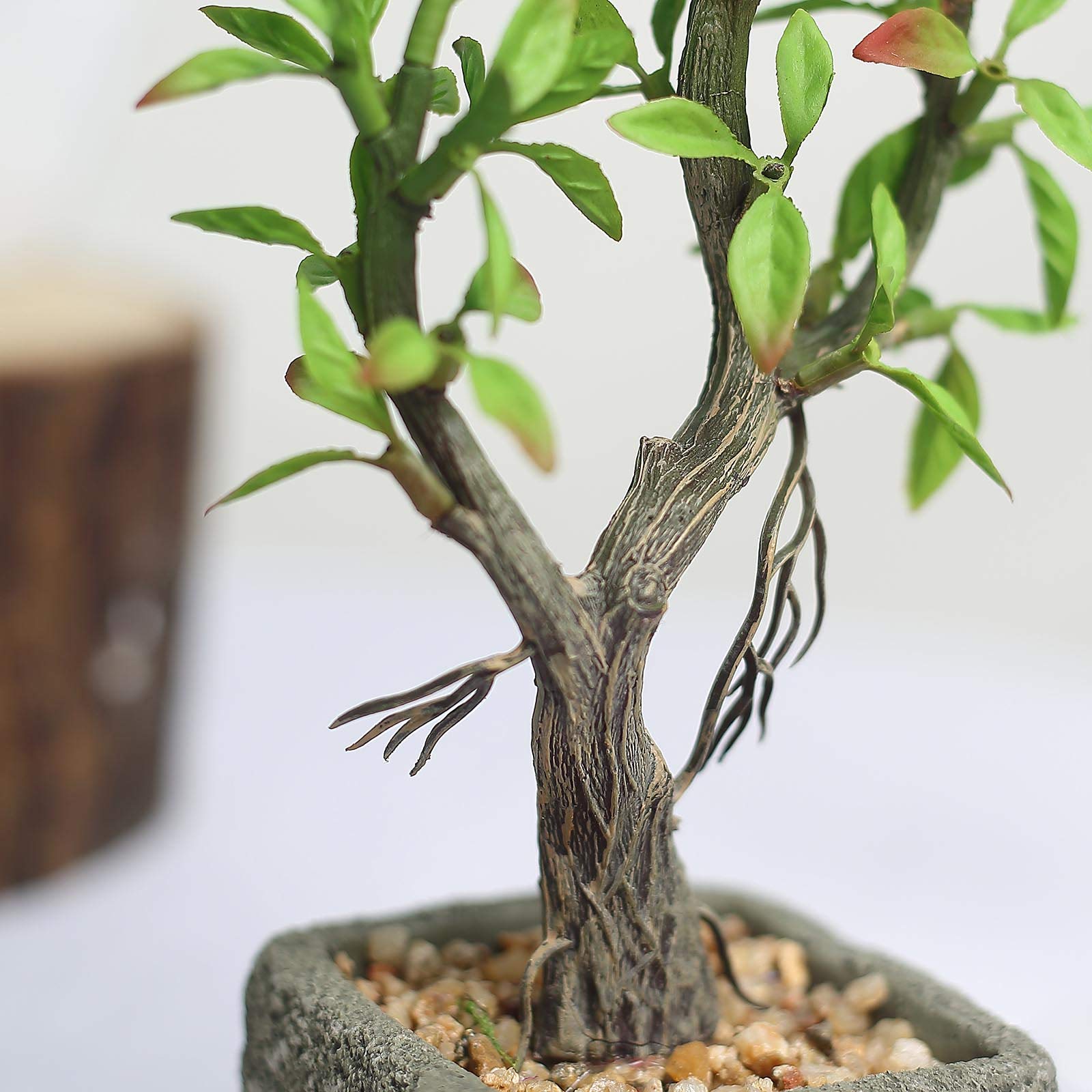 Realistic Fake Succulent Plants Set - Artificial Potted Succulents with Concrete Planter for Home Office Desk Decor, Wedding Centerpiece, and Indoor Greenery Decorations