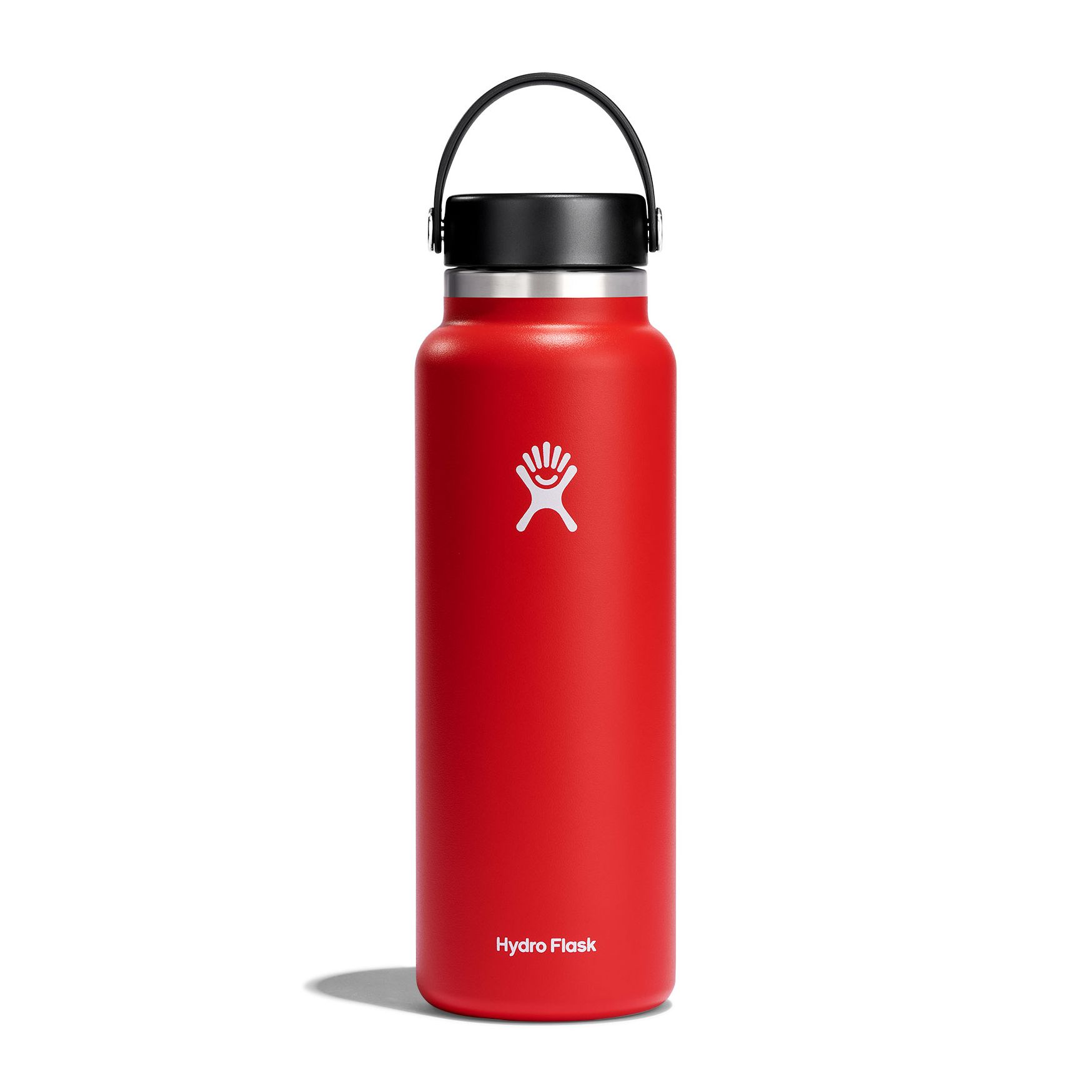 40 oz Wide Mouth Water Bottle with Straw & Handle - Leakproof Stainless Steel Insulated Water Jug for Gym, Hiking & Outdoor Activities - BPA Free Vacuum Flask for Hot & Cold Beverages