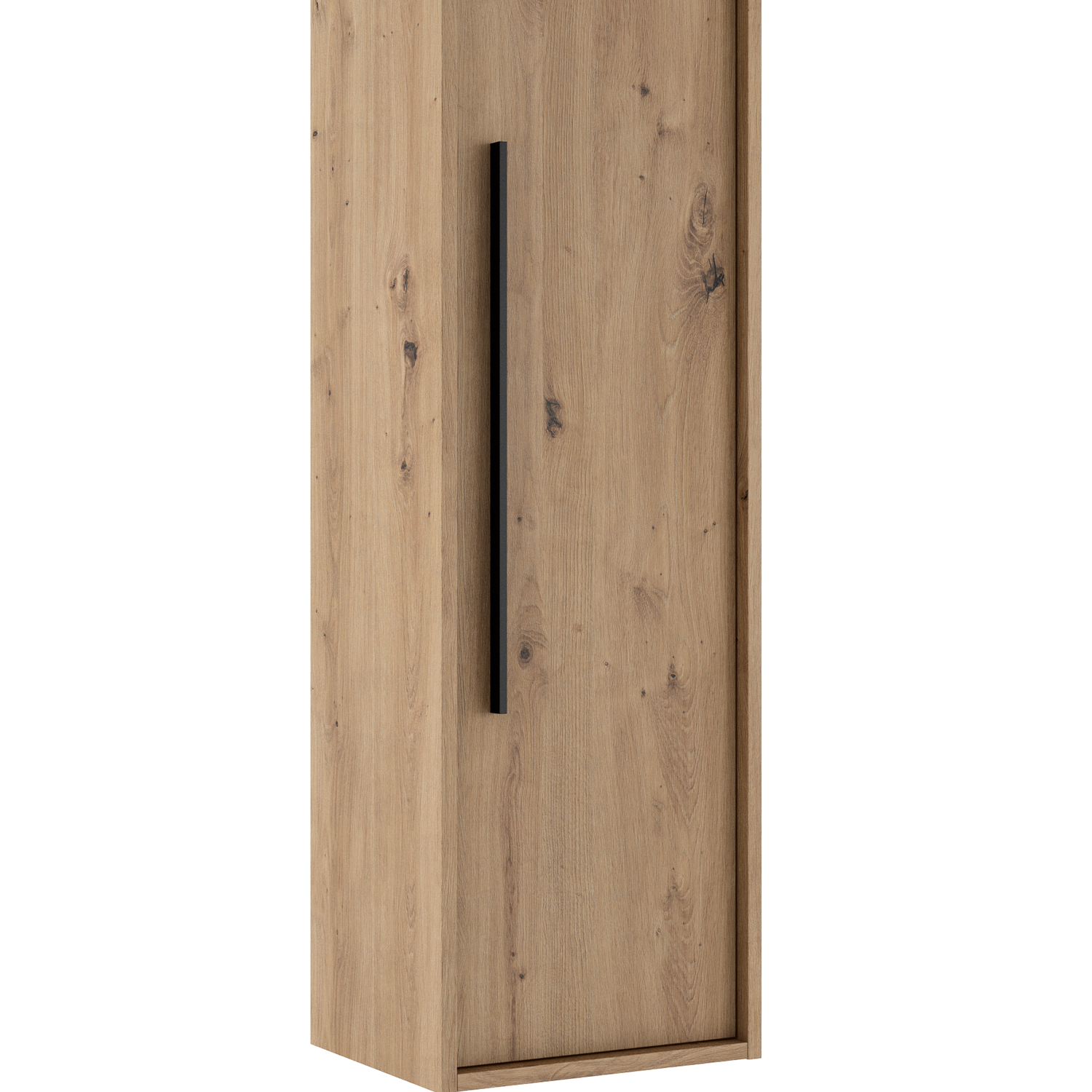 48 Inch Aqua Tall Side Cabinet - Modern Storage Solution for Living Room, Bedroom, or Office