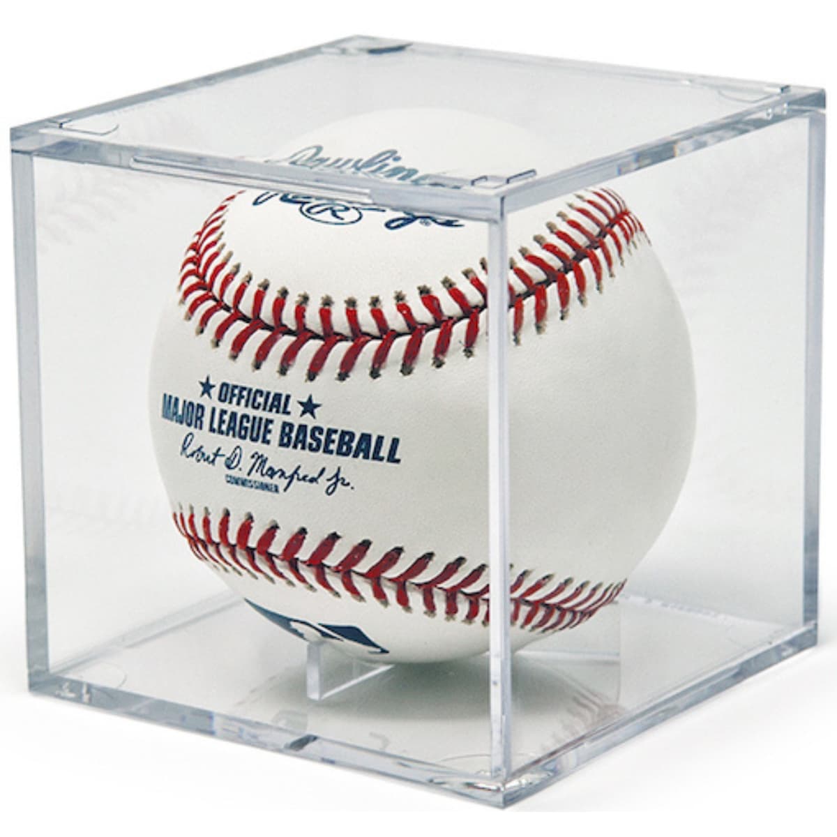 Premium Baseball Display Case with Cradle Base - Showcase & Protect Your Autographed Baseballs in Style - Perfect for Collectors, Sports Memorabilia, and Home/Office Decor