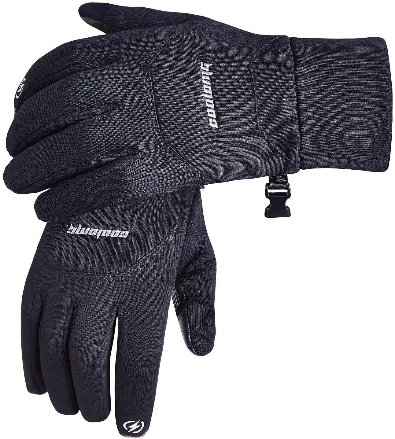 Coolomg Thermal Touchscreen Gloves for Men & Women - Winter Sports, Snowboarding, Skiing, Biking & Running - ST001 - Perfect for Cold Weather Outdoor Activities