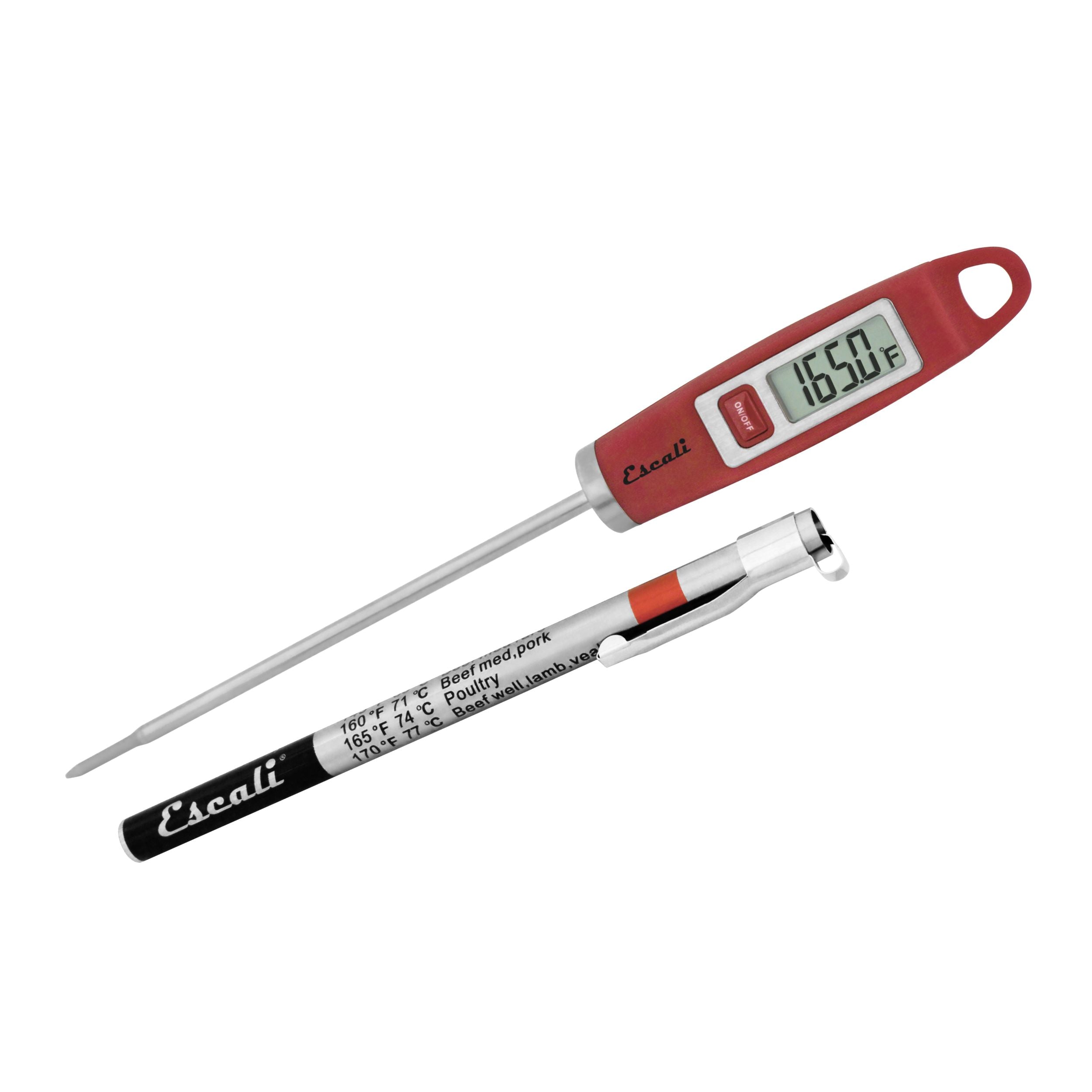 Premium Digital Cooking Thermometer for Meat, BBQ, Grill & Baking - Instant Read Food Thermometer with Backlit LCD Display - Perfect for Kitchen, Outdoor Cooking & Home Chefs