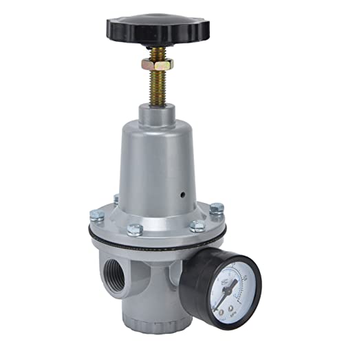 Aluminum Alloy Air Pressure Regulating Valve - Industrial Grade Waterproof Pneumatic Regulator (8-Pack) - Easy Installation for Compressed Air Systems & Industrial Machinery