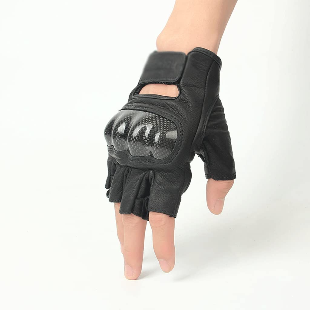 JYDBRT Summer Half Finger Motorcycle Gloves - Breathable Cycling & Running Gloves for Men & Women - Size M (Color A) - Perfect for Outdoor Sports, Biking, Gym Workouts & Summer Activities