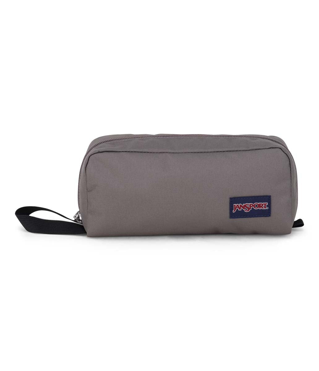JanSport Perfect Pouch Small Crossbody Bag - Graphite Grey for Travel, School & Everyday Use