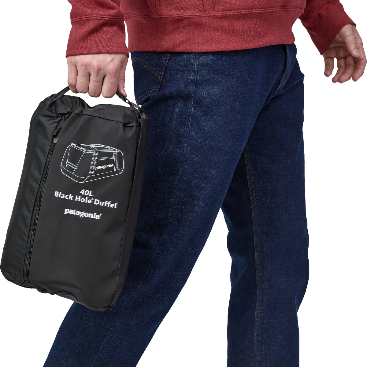 Black Hole Duffel 55L - Waterproof Travel Duffel Bag for Outdoor Adventures, Gym & Weekend Getaways | Durable & Lightweight Carry-On Luggage