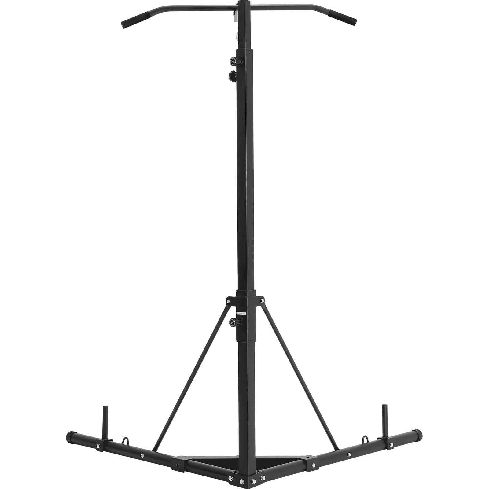 VEVOR 2 in 1 Heavy Duty Punching Bag Stand with Pull Up Bar - Adjustable Height Freestanding Boxing Stand for Home Gym, Supports 400 lbs - Perfect for Boxing Training, MMA Workouts & Fitness Exercises