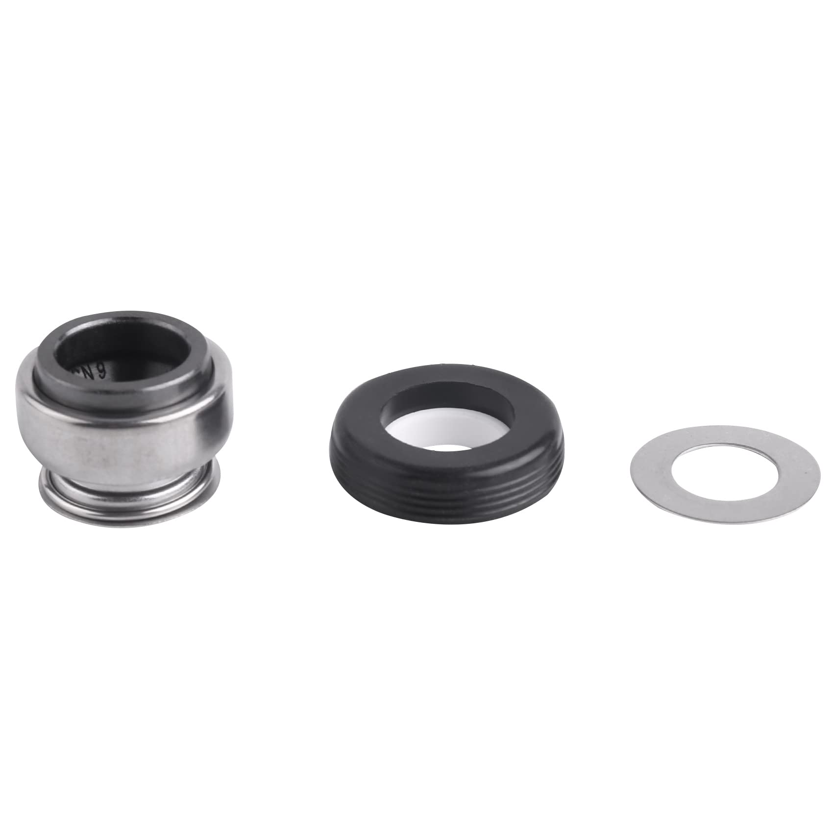 Tiger007 12mm Rubber Helical Spring for Mechanical Seal Pump Replacement - Durable Buna-N O-Ring Seal for Industrial, Marine, and Automotive Applications