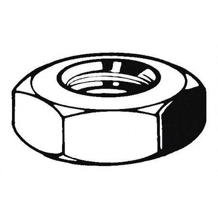 Grade 8 Zinc Plated Jam Nut 1-14 Thread (6 Pack) - Heavy Duty Fastener for Automotive, Machinery & Industrial Equipment