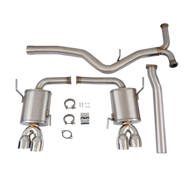 Mishimoto Performance Stainless Steel Cat-Back Exhaust System for 2015-2021 Subaru WRX STI - High-Flow Design for Improved Power & Sound - Perfect for Street Racing & Daily Driving