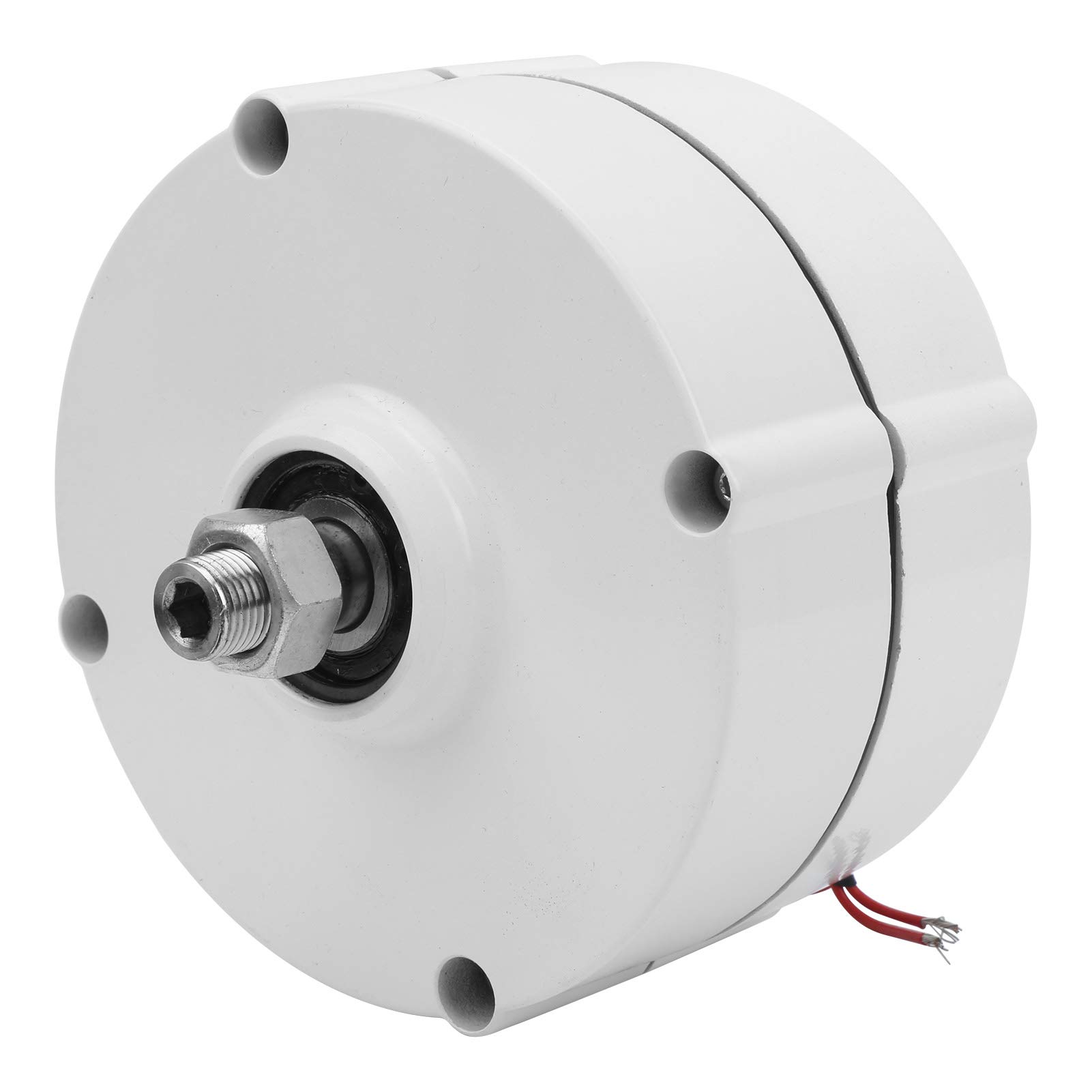 300W Three-Phase Permanent Magnet Generator with Rectifier - High Speed NdFeB Rare Earth Alternator for Wind Turbine & Solar Power System (24V Output) - Perfect for Off-Grid Energy, Marine & RV Applications