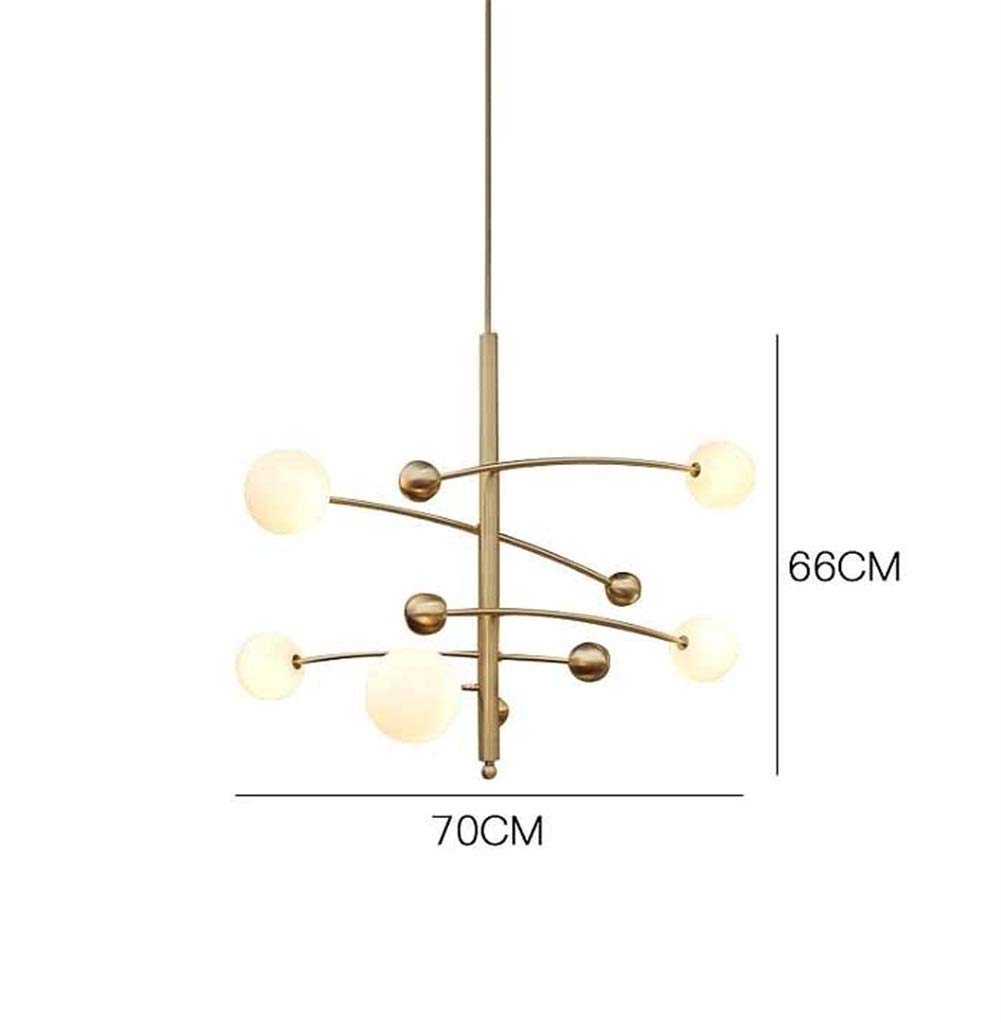 5-Light Modern Minimalist Chandelier - Luxury Fashion Magic Bean Design for Bedroom, Living Room & Restaurant Lighting - Elegant Ceiling Fixture for Home & Commercial Decor