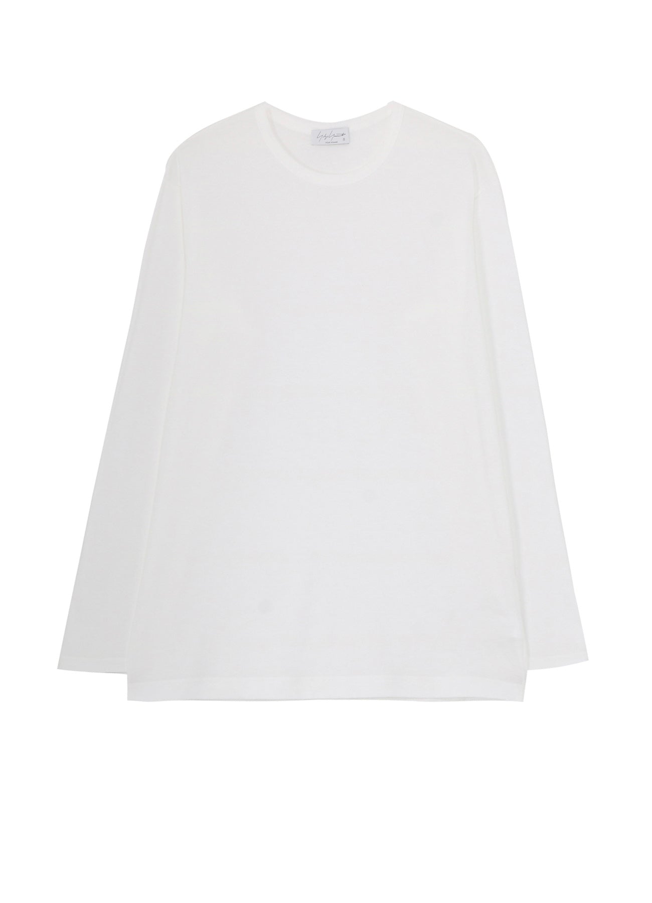 Soft Cotton Single Jersey Round Neck Long Sleeve T-Shirt - Comfortable & Breathable for Everyday Wear, Casual Outfits, and Layering