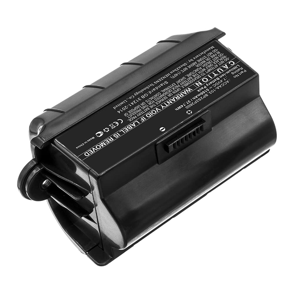 Synergy Digital High Capacity 5100mAh Li-ion Battery for Trimble Rugged Tablet - BP-2S2P2600 Replacement (7.4V, Ultra Long Life) | Perfect for Construction Sites, Field Surveys & Outdoor Work