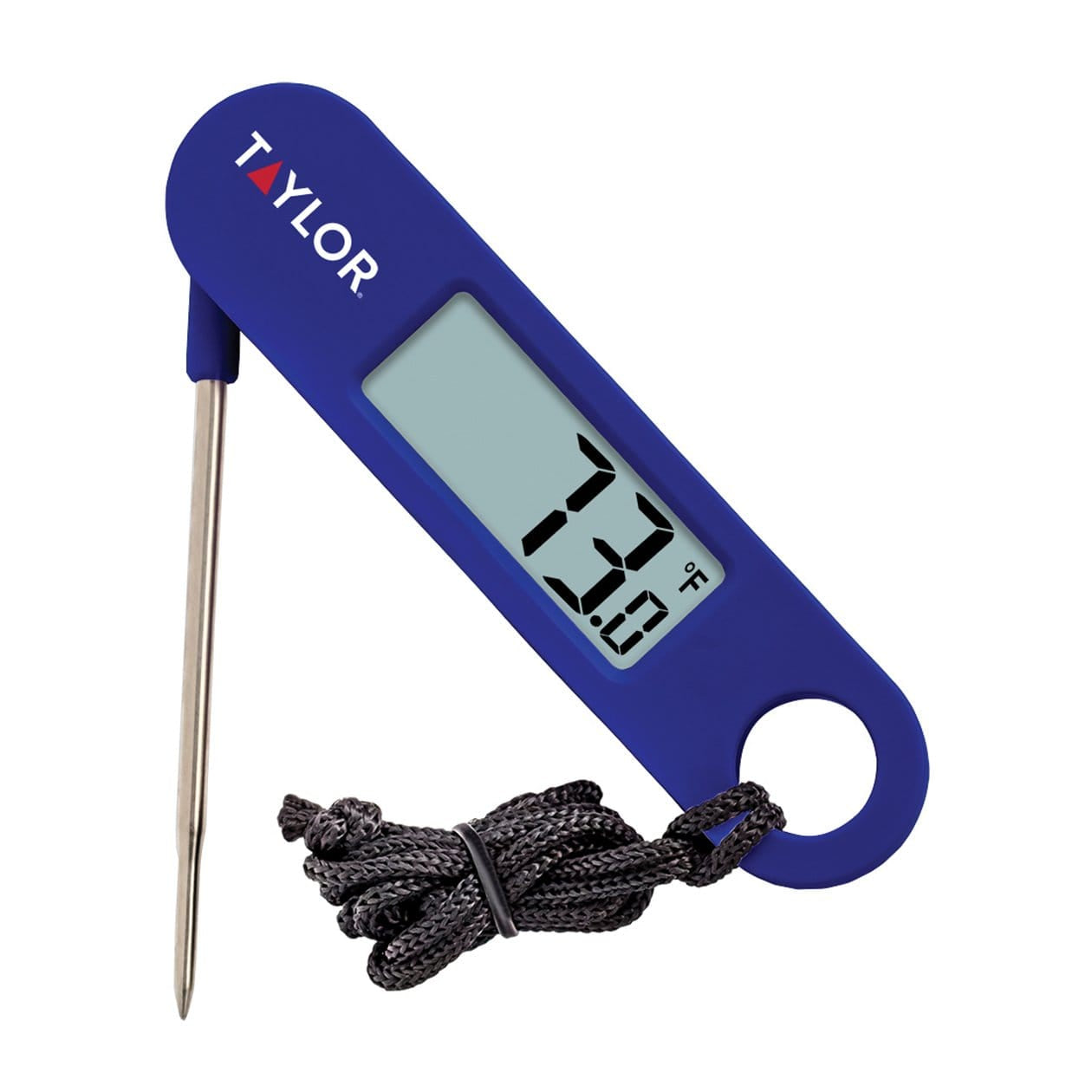 Portable Digital Folding Thermometer for Cooking, Grilling & Baking - Instant Read LCD Display - Compact Kitchen Thermometer for Meat, Candy, Deep Fry & BBQ (Perfect for Home Chefs & Outdoor Cooking)