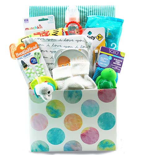 Special Delivery Baby Gift Basket - Newborn Baby Shower Gift Set for Boys & Girls - Perfect for Birthdays, Showers & Celebrations