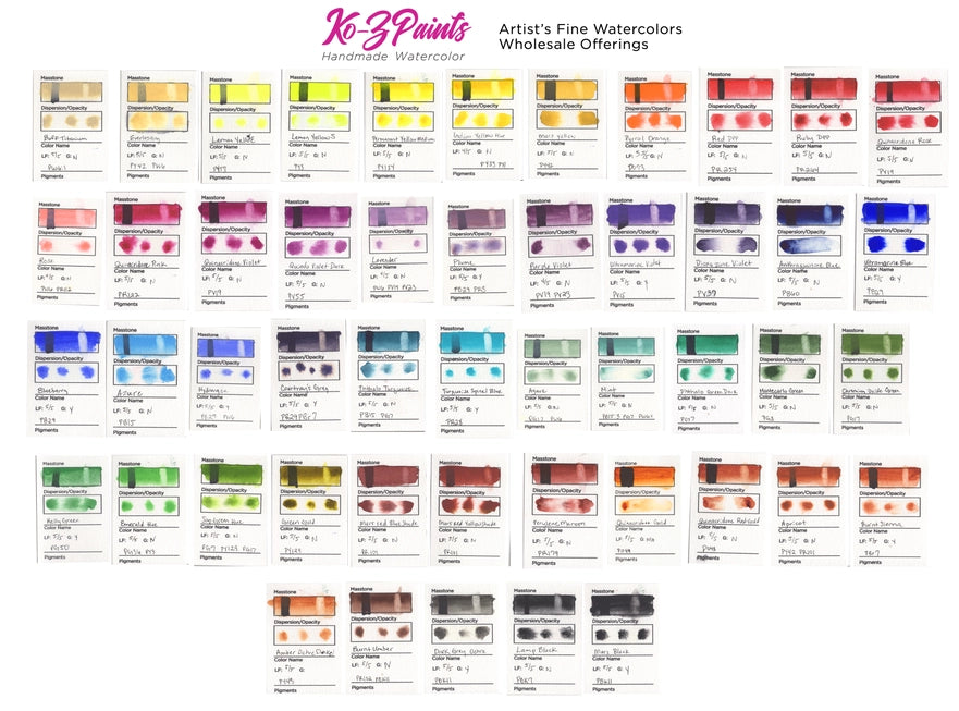 Premium Handmade Watercolor Paint Set - 1/2 Pans for Artists & Beginners - Perfect for Sketching, Painting & DIY Art Projects