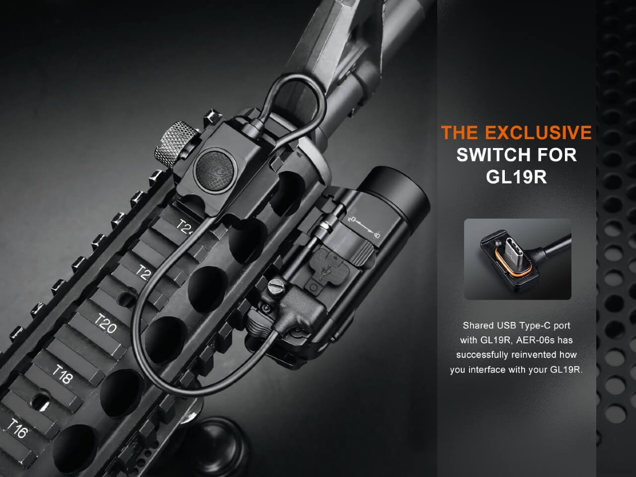 Fenix AER06S Tactical Remote Pressure Switch for Flashlights - Perfect for Hunting, Camping & Emergency Use