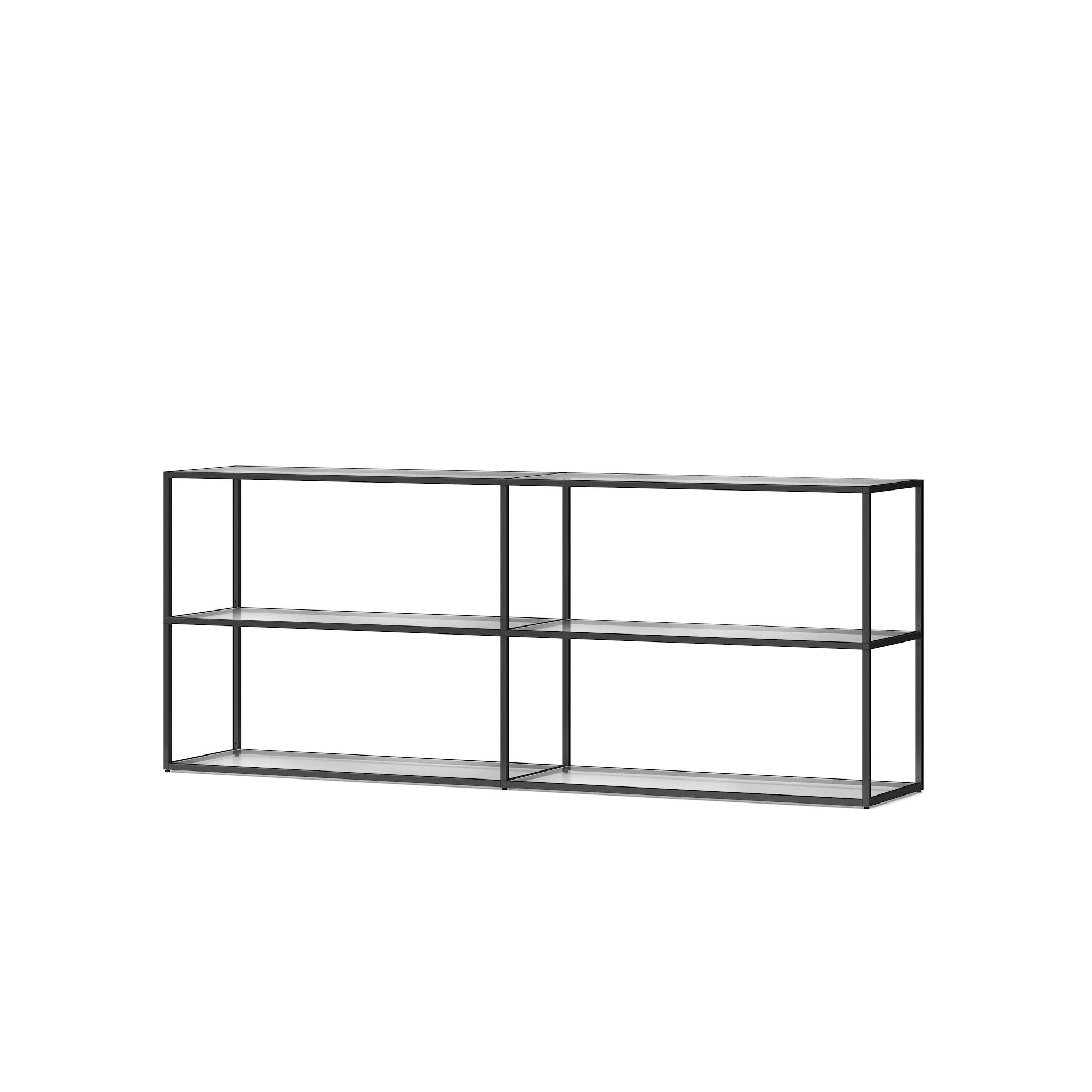 LIUM Decorative Shelving Unit XL 2x2 - Modern Wall Shelf for Living Room, Bedroom & Office - Perfect for Books, Plants & Home Decor Storage
