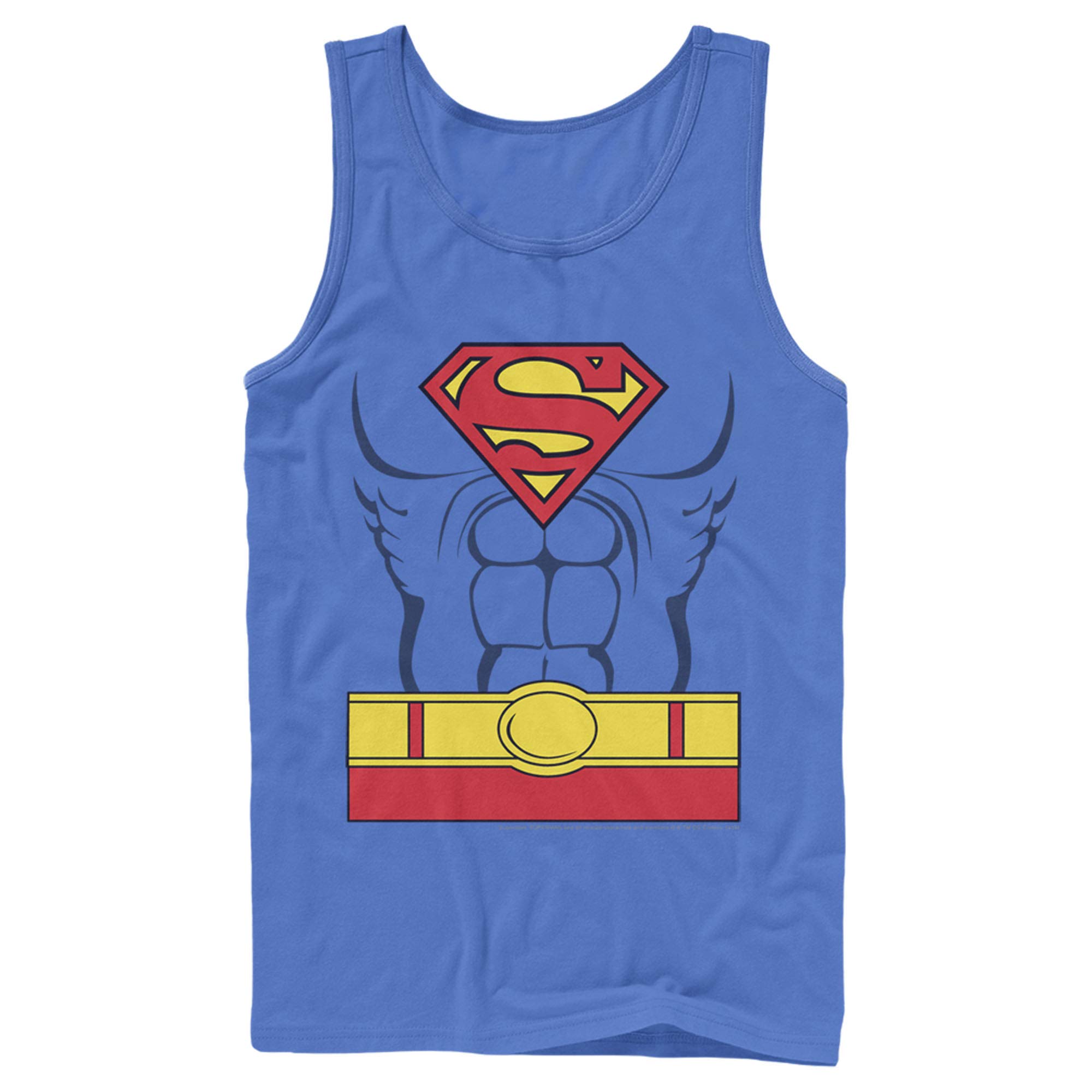 Superman Hero Costume Tank Top for Men - Cosplay & Halloween