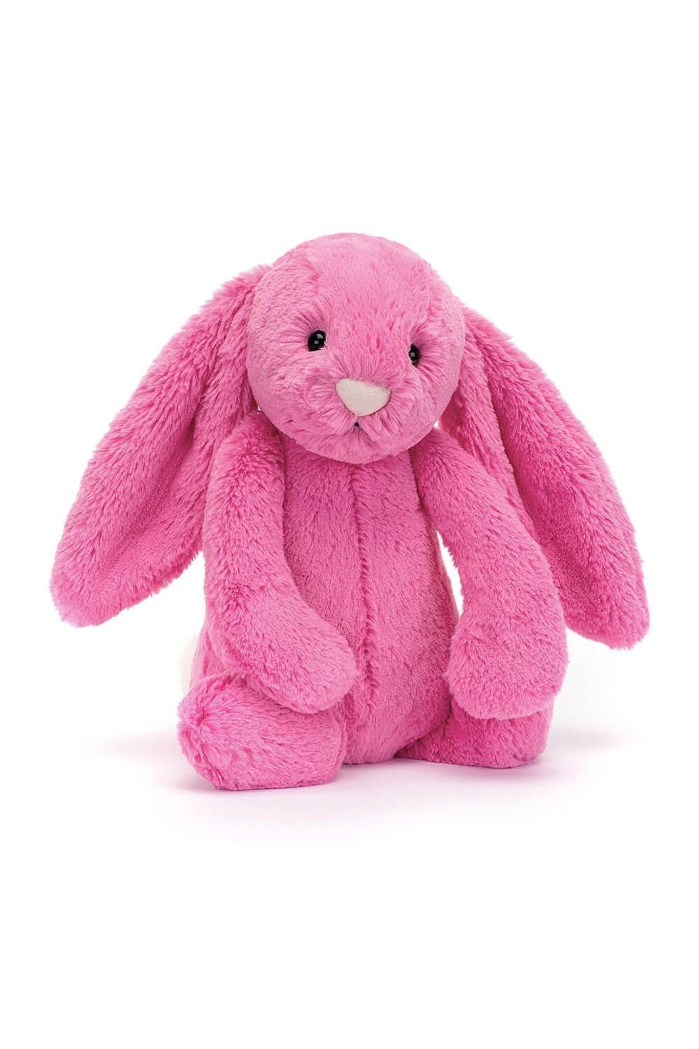 Jellycat Bashful Hot Pink Bunny Plush Toy - Soft & Cuddly Stuffed Animal for Kids, Babies & Gift Giving | Nursery Decor, Baby Shower Present, Easter Gift