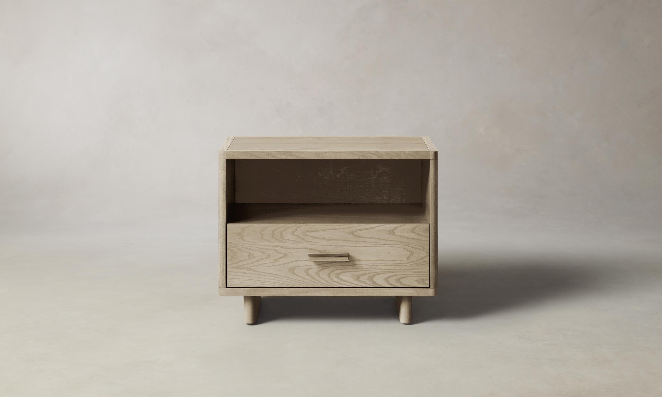Clinton Nightstand - Modern Bedside Table with Storage Drawer, Wooden Night Stand for Bedroom - Perfect for Small Spaces, Apartments & Guest Rooms