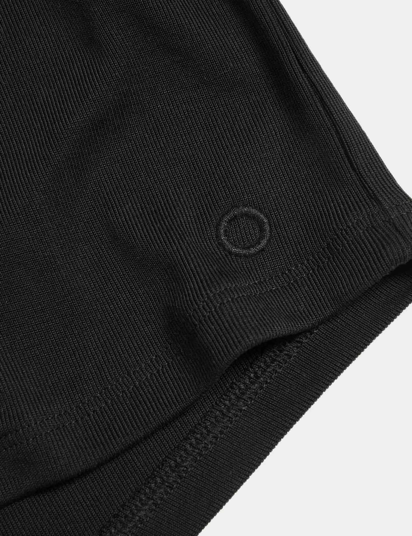 Modal Rich Ribbed Relaxed High Waisted Yoga Shorts for Women - Soft Stretchy Workout Shorts with Comfortable Waistband - Perfect for Yoga, Pilates, Gym & Lounge Wear - Black