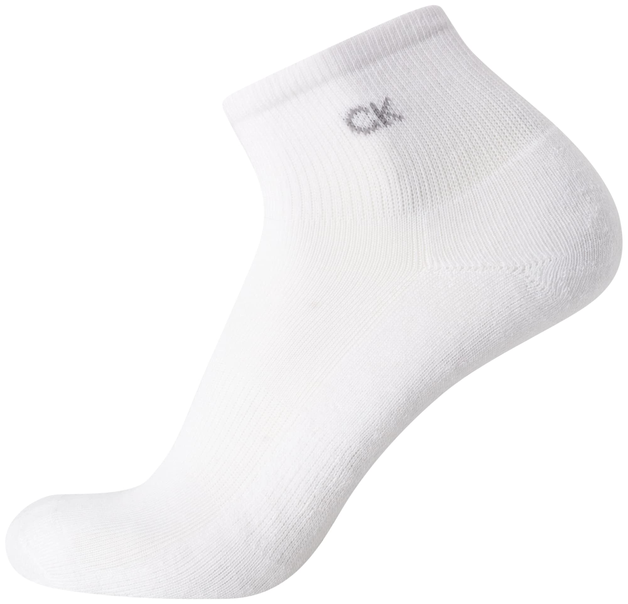 Calvin Klein Men's Athletic Cushioned Quarter Cut Ankle Socks - 12 Pack for Running, Gym & Everyday Comfort | Breathable Performance Socks for Sports & Casual Wear