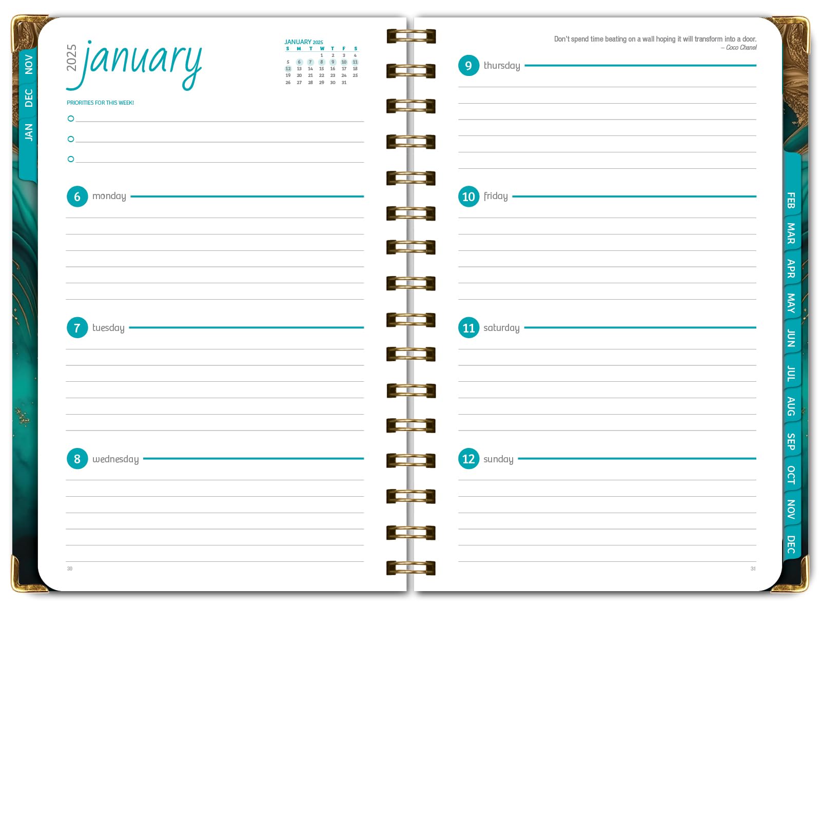 2025 Hardcover Planner 5.5