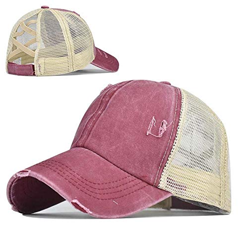 Best Women's Baseball Caps & Trucker Hats with Mesh Back - Ponytail & High Bun Friendly Dad Hats for Outdoor Sports, Running, and Casual Wear