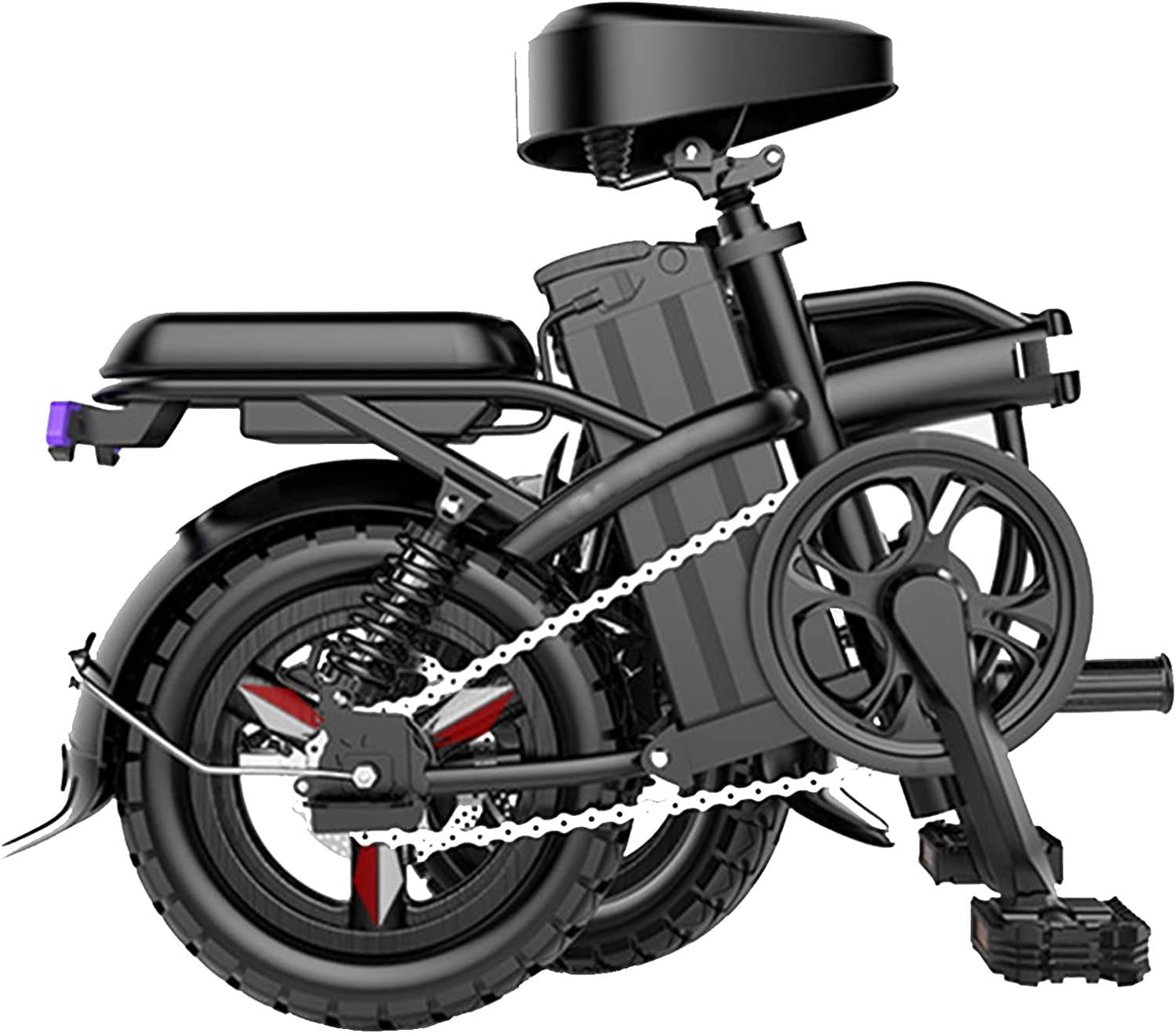 36V/48V 10Ah-20Ah Lithium Ion Ebike Battery with Charger - Compatible with 250W-1500W Motors, BMS Protection - Perfect for Commuting, Mountain & City Electric Bikes (48V 17.5Ah, Black)