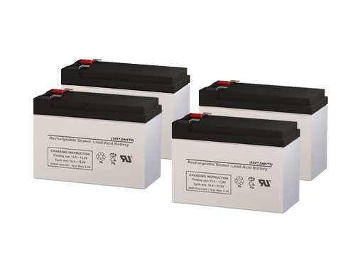 Upsonic 2000 UPS Replacement Batteries - Set of 4 High-Capacity Backup Power for Computers, Routers & Home Electronics - Power Outage Protection & Emergency Use