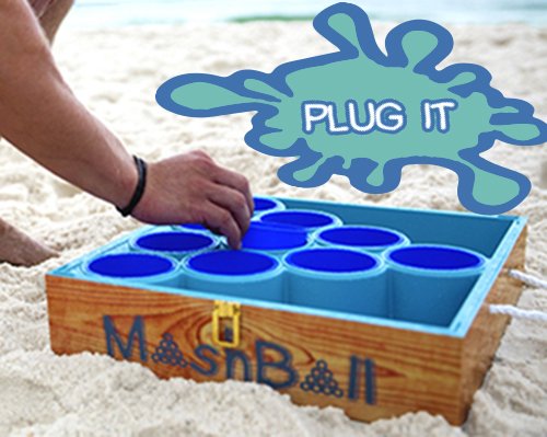 Original Floating Toss Game - Plug Pong Set for Pool Parties & Outdoor Fun | Water Floating Beer Pong Alternative for Summer Backyard Games
