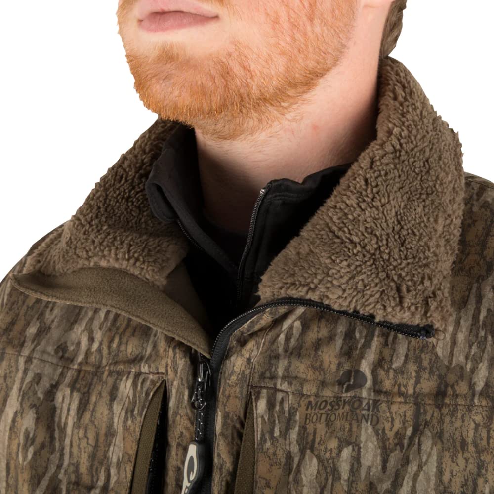 Drake Waterfowl Men's Waterproof Full Zip Hunting Jacket - Warm Camouflage Outdoor Coat for Hunting, Fishing & Hiking